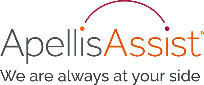 ApellisAssist logo with tagline